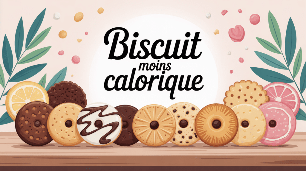 représentation biscuits moins caloriques ambiance gourmande