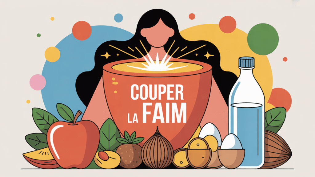 comment couper la faim illustration aliments rassasiants
