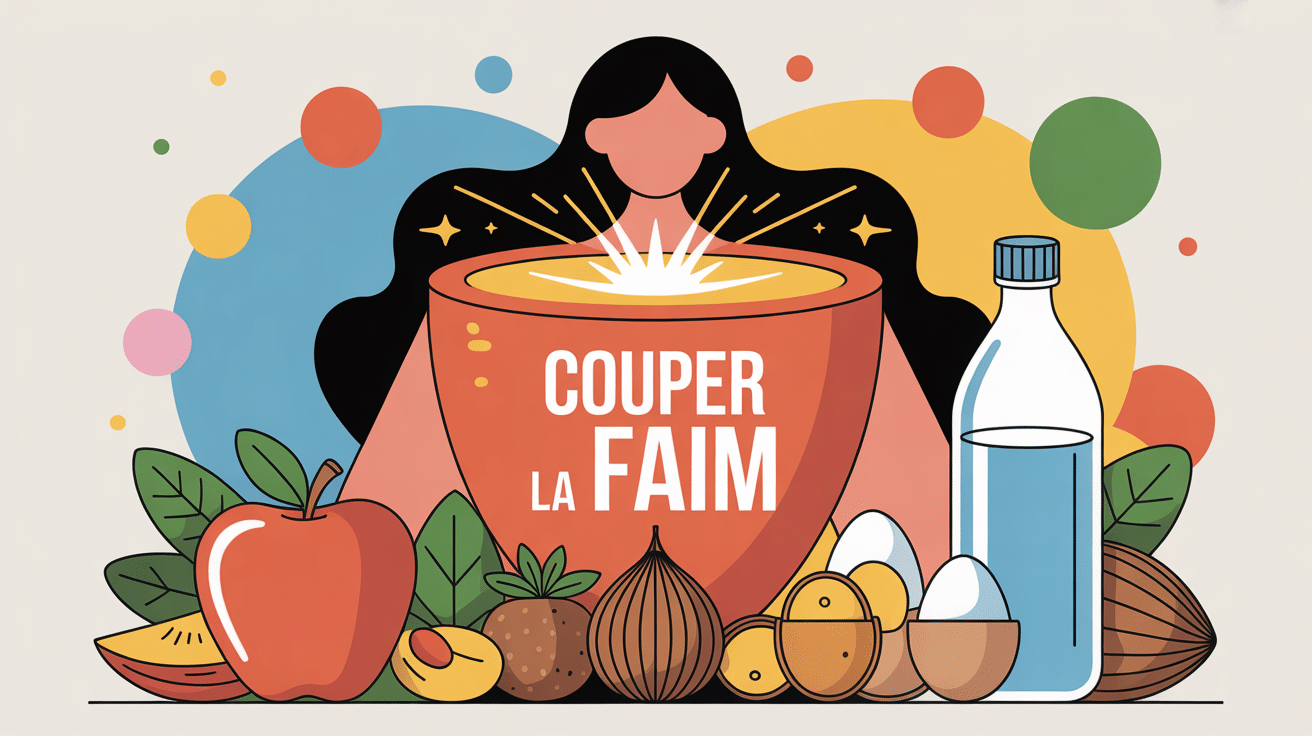 comment couper la faim illustration aliments rassasiants