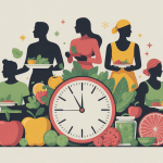 Comment pratiquer le jeune intermittent illustration vectorielle équilibre