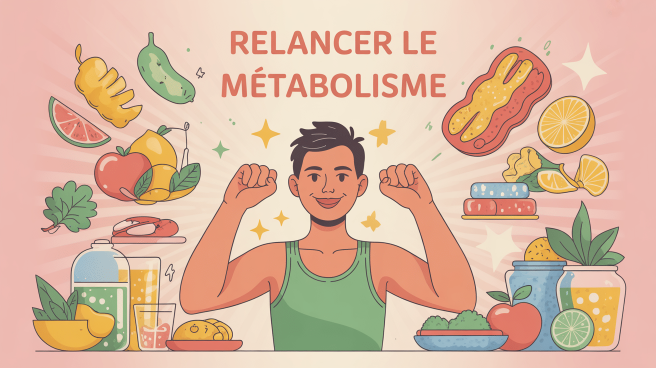 Image centrale sur comment relancer le metabolisme avec énergie