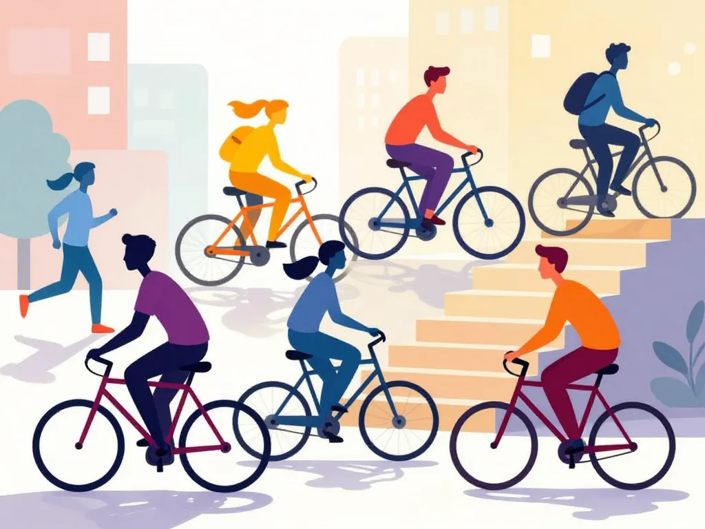 Scène dynamique sur comment relancer le metabolisme avec mouvement quotidien