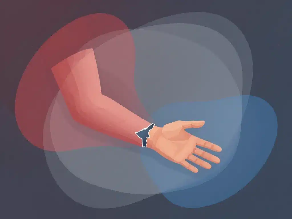 Image métaphore comment se casser le bras risques multiples