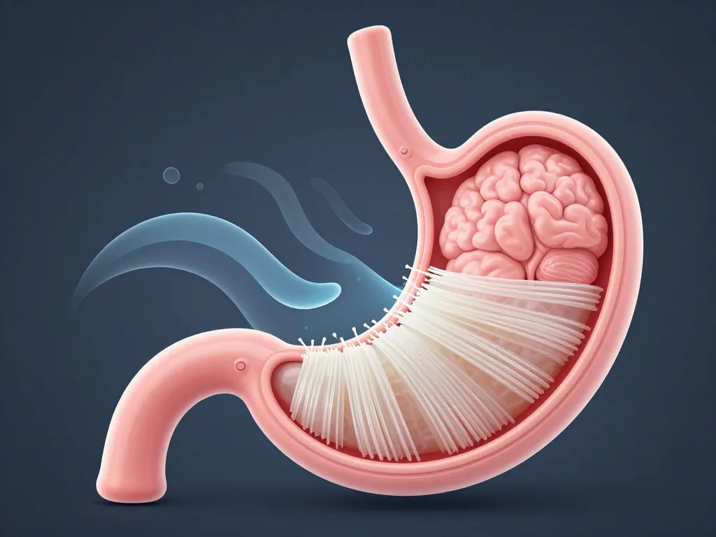 diagramme coupe faim au konjac effet satiété fibres