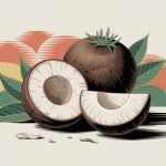 illustration coupe faim au konjac tubercule asiatique fibre