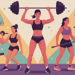 crossfit avant / apres 3 mois femme illustration transformation