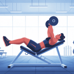 illustration curl incline avec haltere musculation biceps