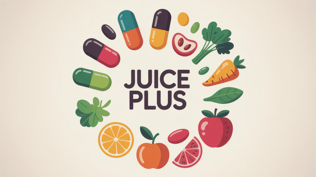 Image Juice Plus compléments alimentaires capsules fruits légumes baies