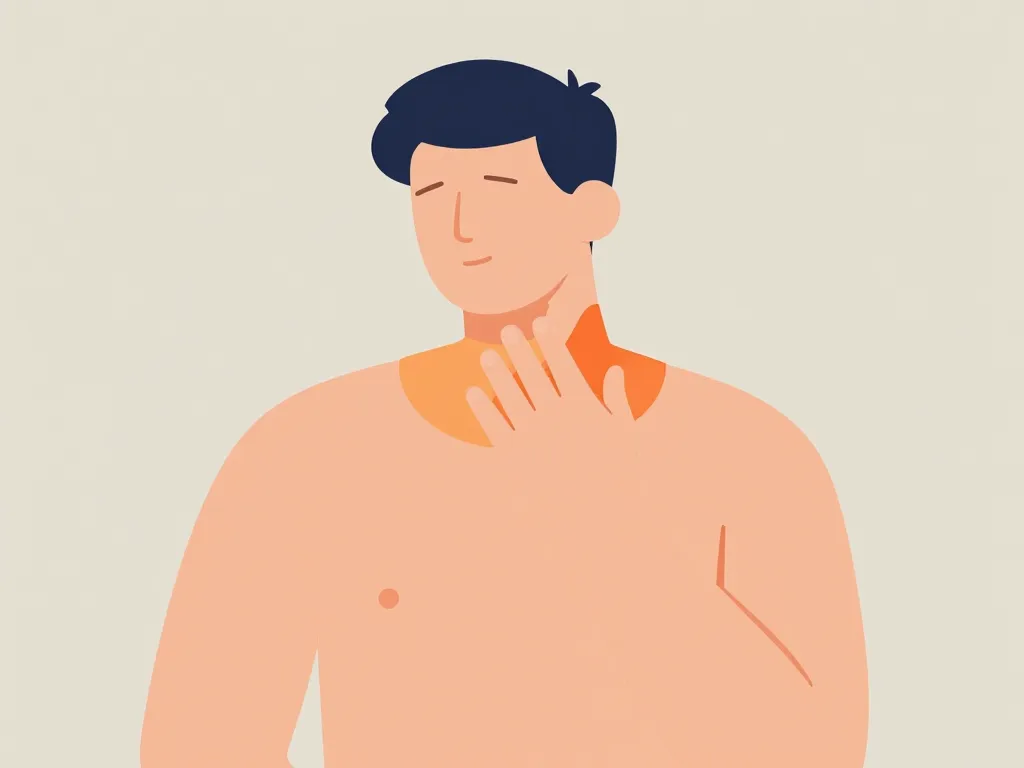 Gestes immédiats muscle du cou tendu application chaud