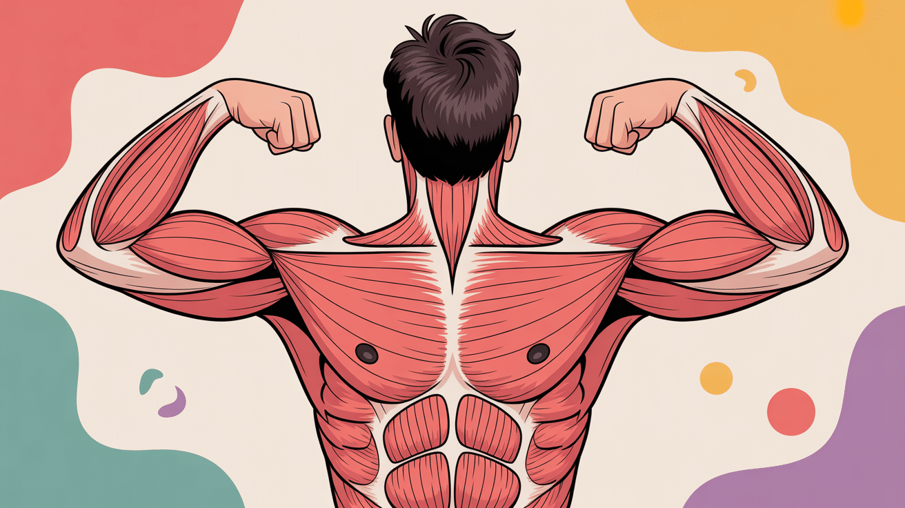 Illustration muscle du cou tendu soulagement confort