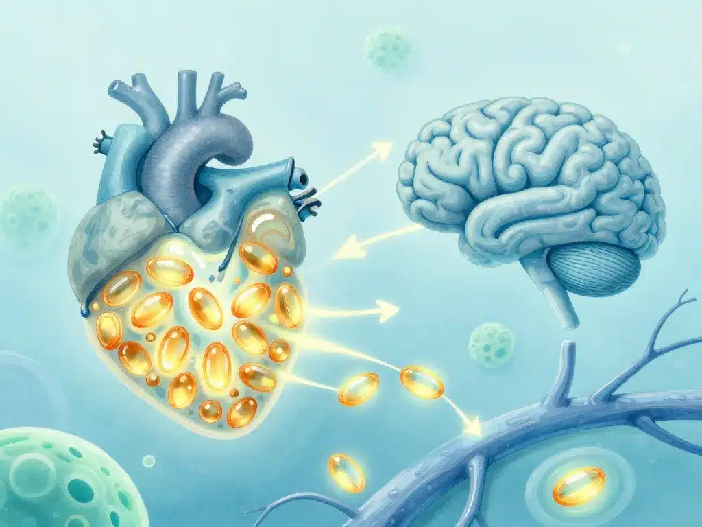 symbolique omega 3 epa and dha coeur cerveau artères