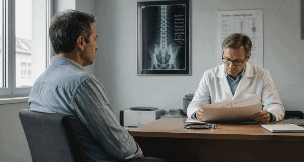 arthrose zygapophysaire et invalidité, médecin examine dossier