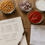 calculer les calories d une recette avec balance ingrédients et carnet