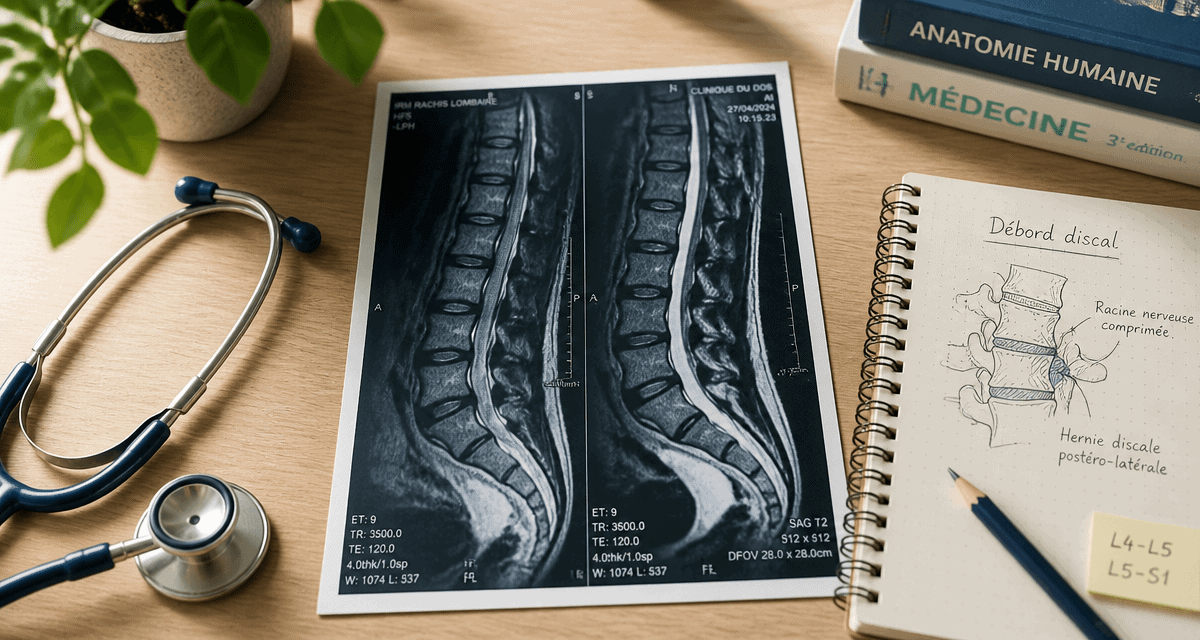 debord discal IRM sur bureau medical