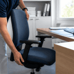fauteuil de bureau ergonomique médical dans cabinet moderne