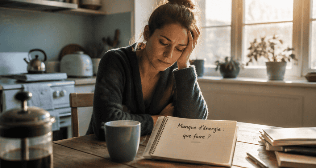 manque d energie que faire femme fatiguee tasse cafe