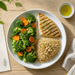 que faut il manger pour perdre du poids assiette équilibrée