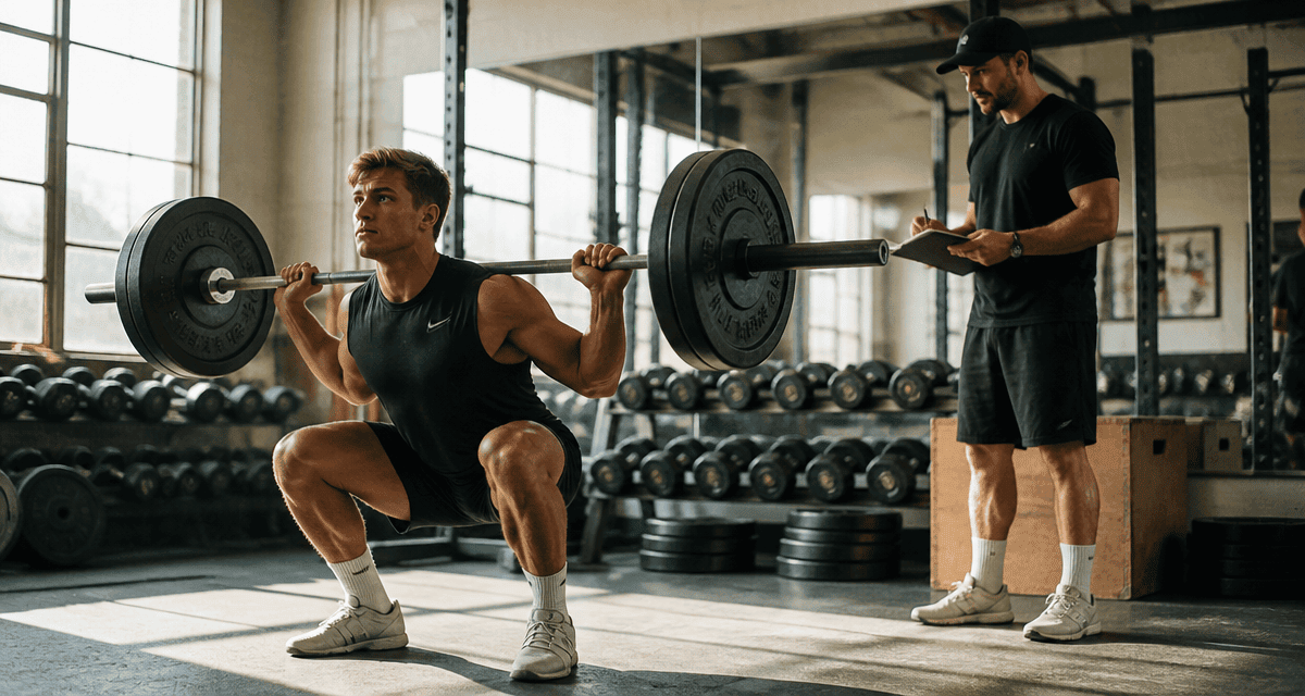 Quel muscle travaille les squat athlète coach