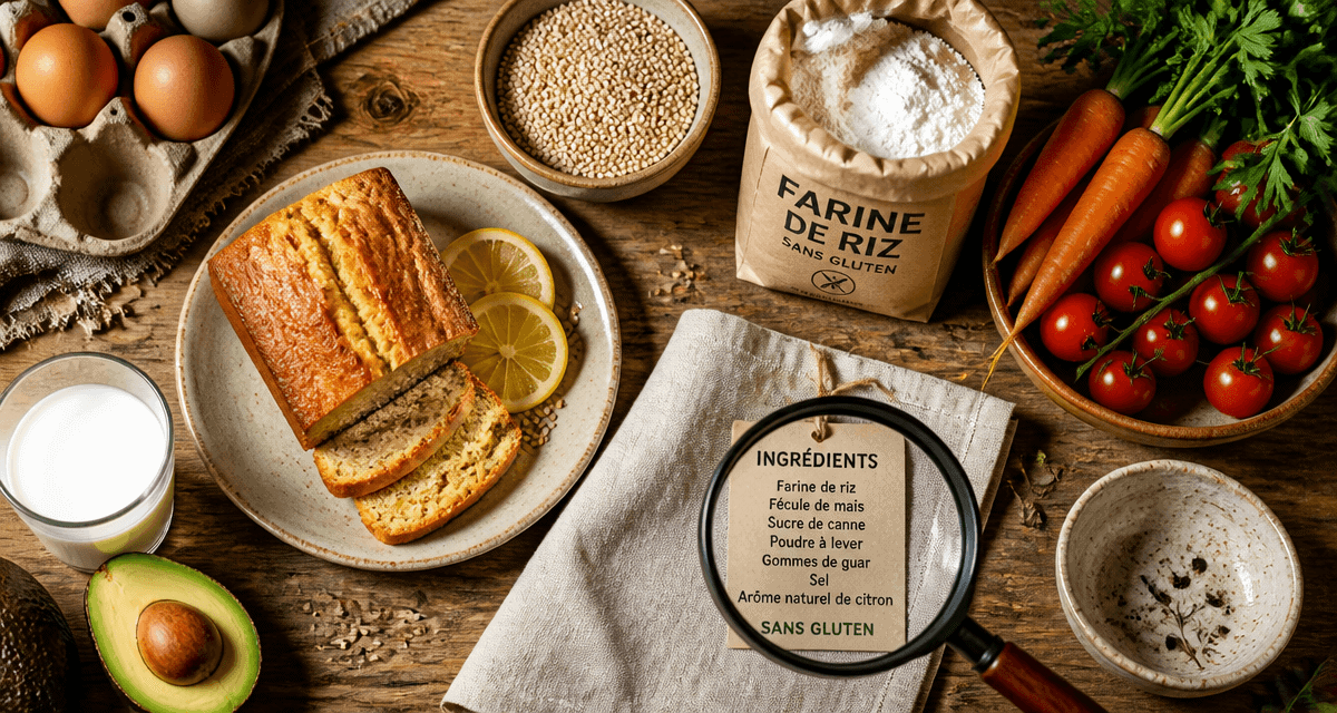 quel sont les aliment sans gluten sur une table
