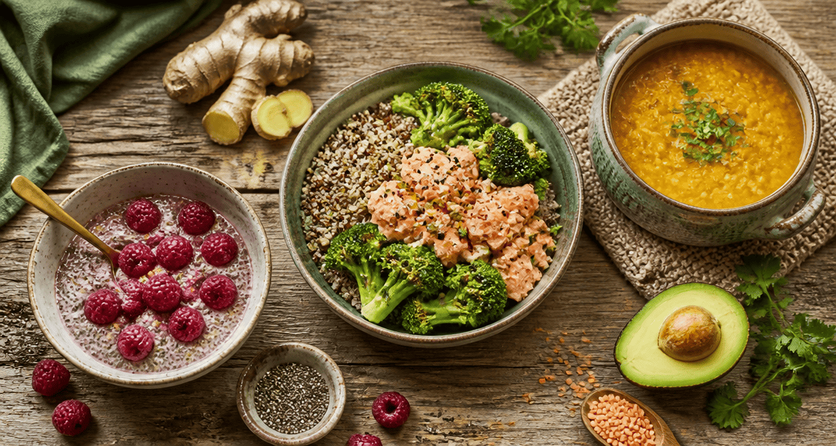 recette pour maigrir le ventre trois plats riches en fibres