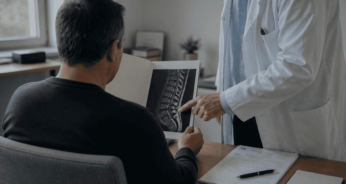 sténose foraminale arret de travail médecin dossier