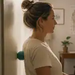 douleur omoplate droite auto-massage balle