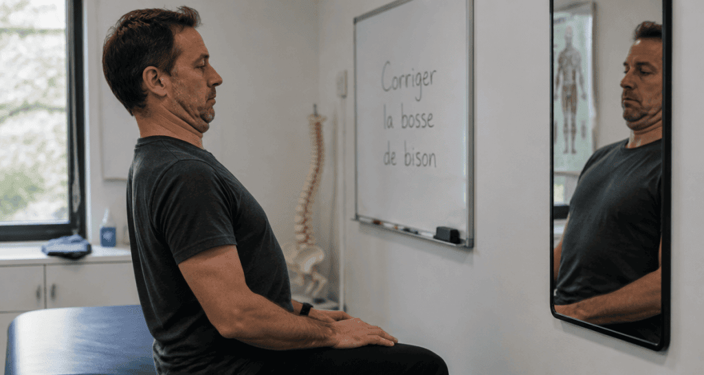 exercices bosse de bison double menton