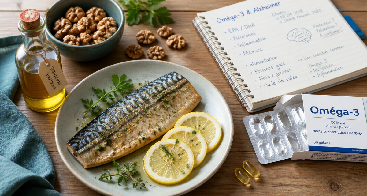 omega 3 effets secondaires alzheimer maquereau noix huile gélules