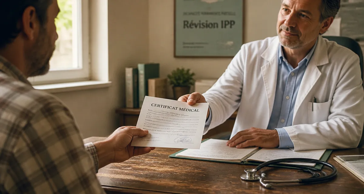 révision taux ipp après rechute consultation