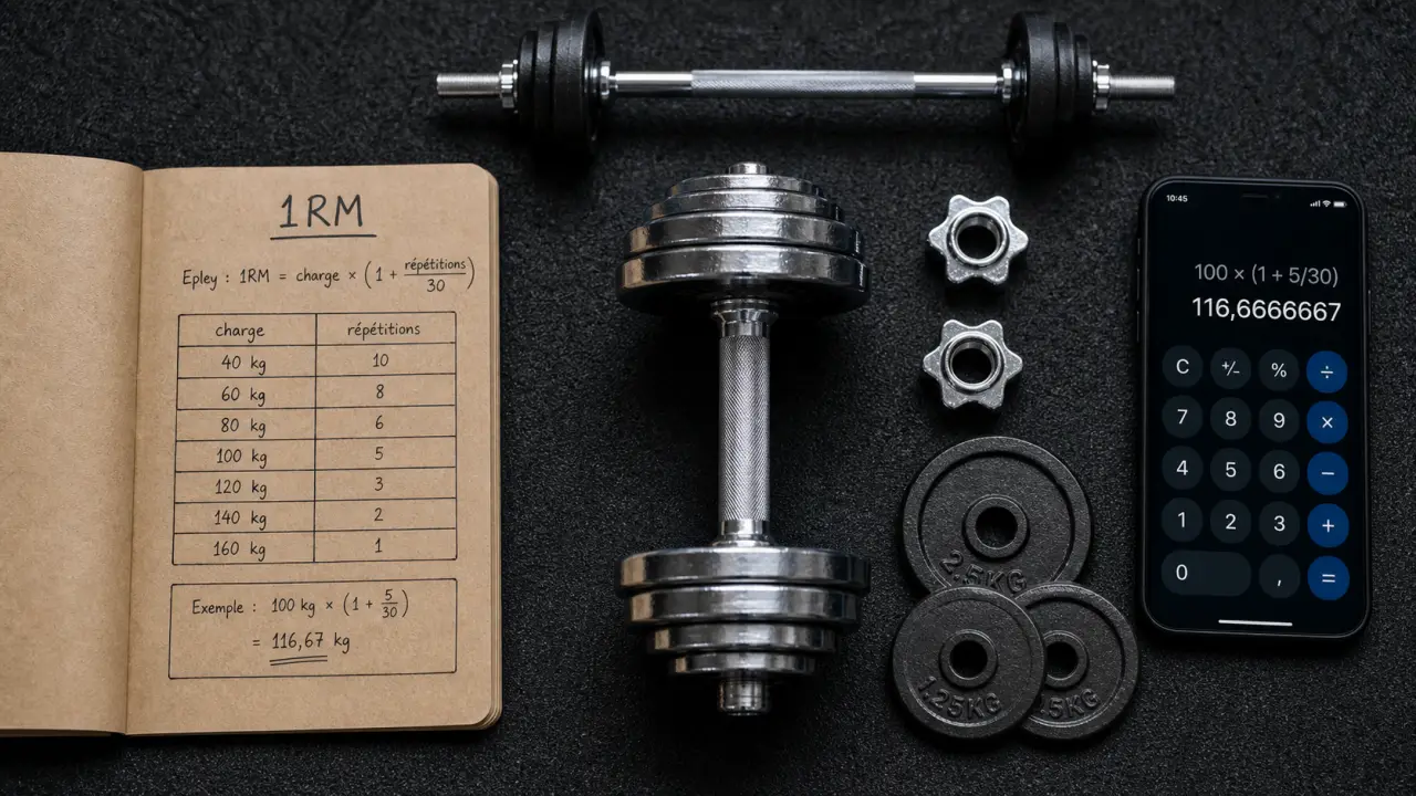 1 repetition maximum : calcul 1RM pour charges fiables