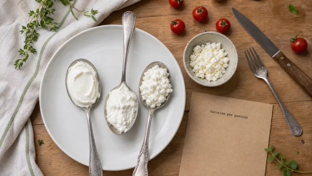 Fromage le moins calorique : fromage frais en portion