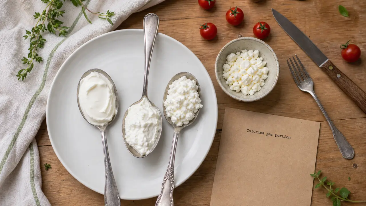 Fromage le moins calorique : fromage frais en portion