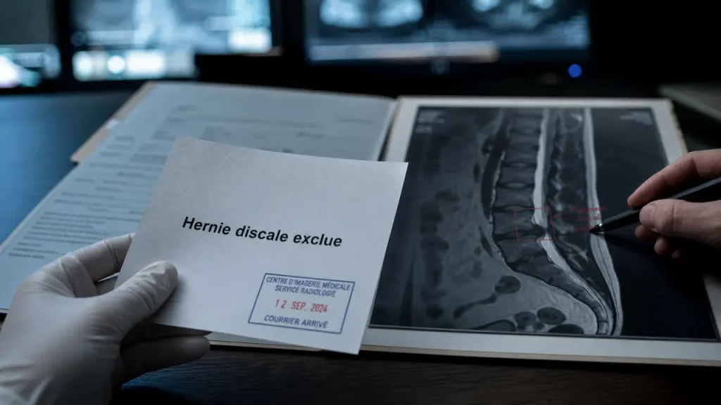 Hernie discale exclue : comprendre le diagnostic, la douleur et l&rsquo;évolution naturelle