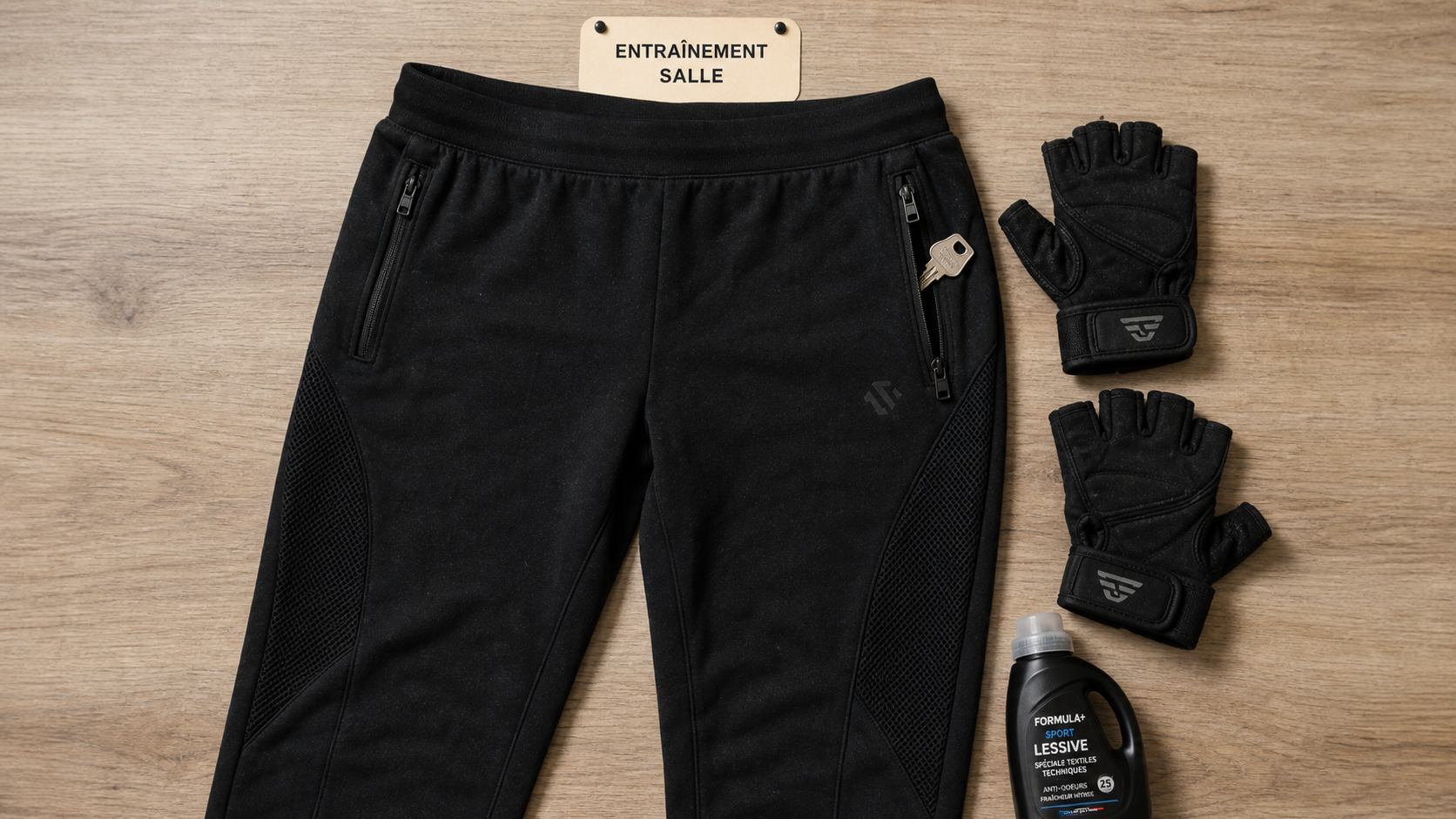 Pantalon musculation loose mesh ou molleton pour s’entraîner sans gêne