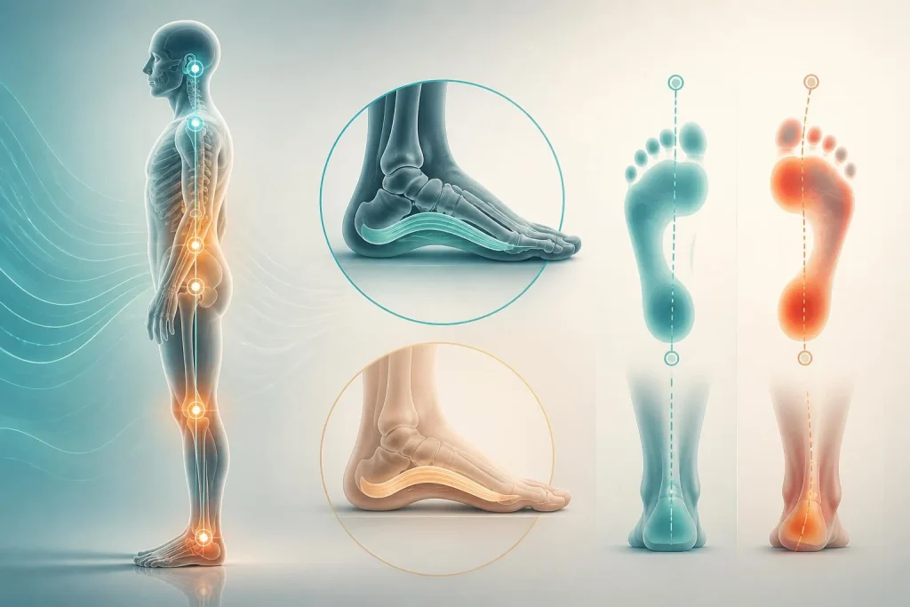 Pourquoi les pieds influencent le dos, et comment corriger les appuis pour soulager durablement