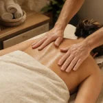 Technique de massage pour le dos : effleurage sur le dos, 45 minutes