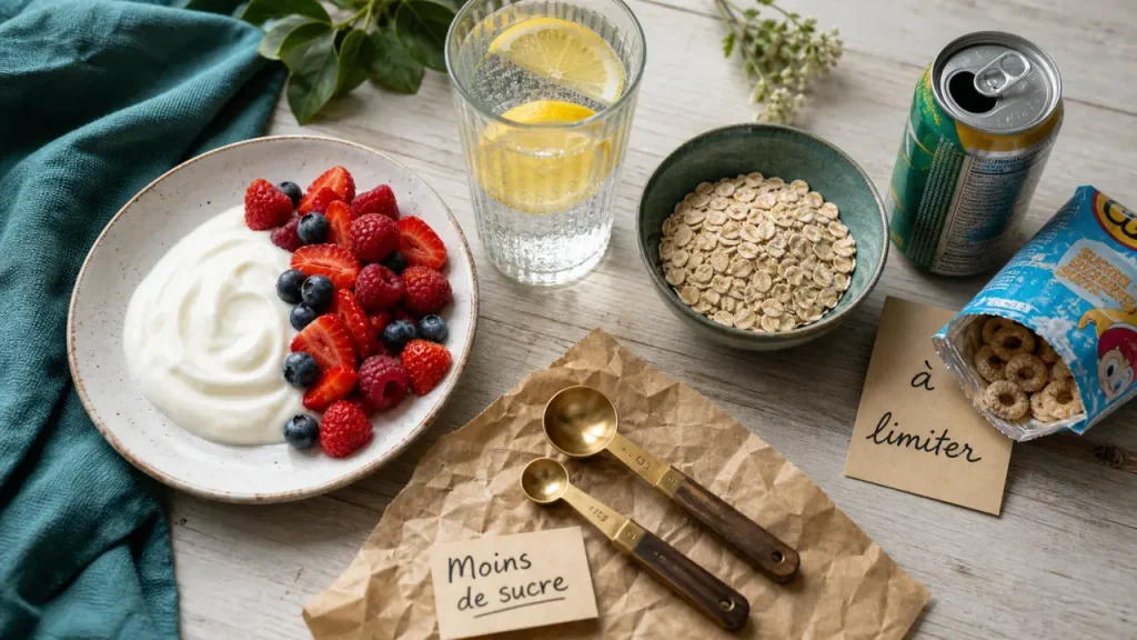 10 aliments à éviter pour maigrir : boissons sucrées, fritures, plats préparés et faux amis light