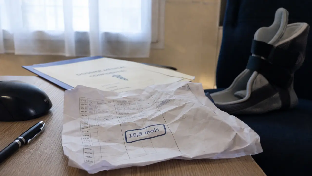 Combien d’arrêt de travail pour une algodystrophie selon la phase