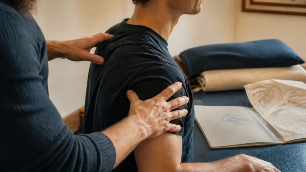 Tendinite de l’épaule : ce que l’ostéopathe peut soulager, et quand le diagnostic reste prioritaire