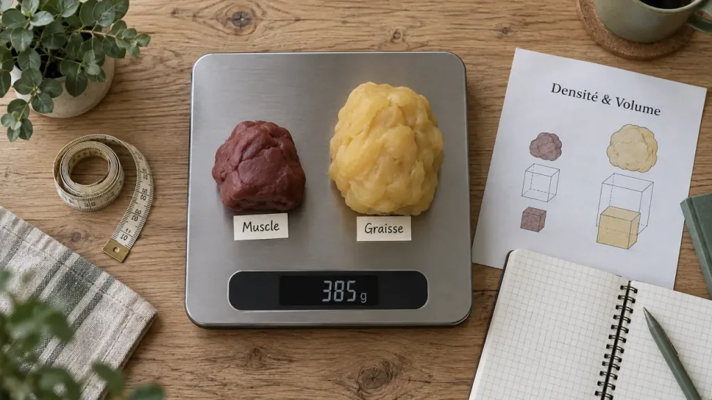Muscle ou graisse : pourquoi la balance stagne quand la silhouette s’affine