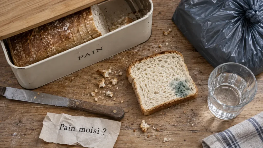 J’ai mangé du pain moisi : que faire et quels signes surveiller pendant 24 à 48 h ?
