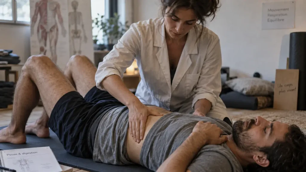 Psoas et intestin : la douleur qui change avec le mouvement n&rsquo;a pas le même message
