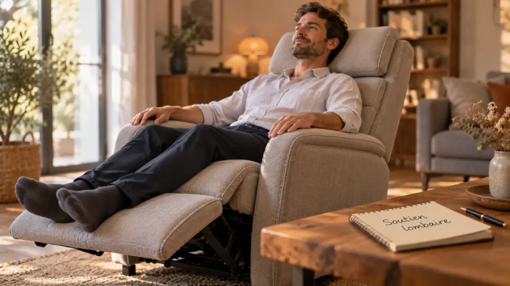 Fauteuil mal de dos : les 5 réglages qui soulagent vraiment (et ceux qui aggravent la douleur)